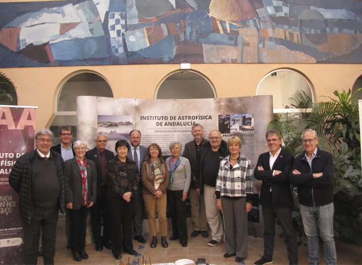 The Institute of Astrophysics of Andalusia receives the visit of its External Scientific Advisory Board